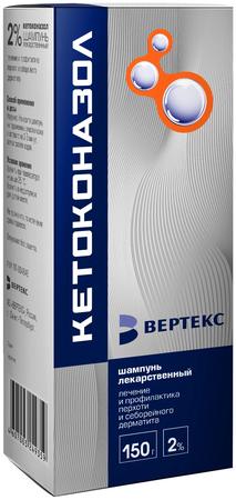 Фото Кетоконазол, шампунь лекарственный 2%, 150 г Фото Кетоконазол, шампунь лекарственный 2%, 150 г