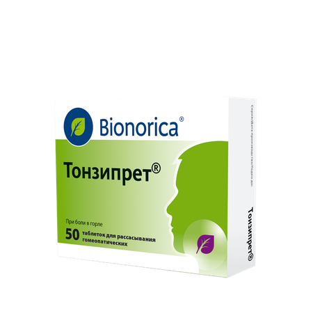 Фото Тонзипрет, таблетки для рассасывания гомеопатические, 50 шт.