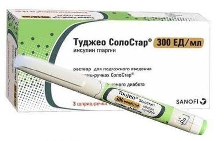 Фото Туджео СолоСтар, раствор 300 ед/мл, шприцы 1.5 мл, 3 шт. Фото Туджео СолоСтар, раствор 300 ед/мл, шприцы 1.5 мл, 3 шт.
