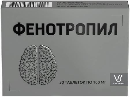 Фото Фенотропил, таблетки 100 мг, 30 шт.