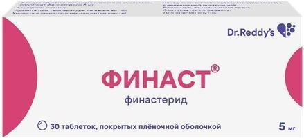 Фото Финаст, таблетки покрыт. плен. об. 5 мг, 30 шт.