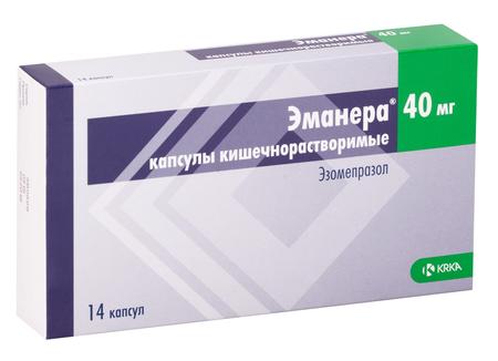 Фото Эманера, капсулы 40 мг, 14 шт.
