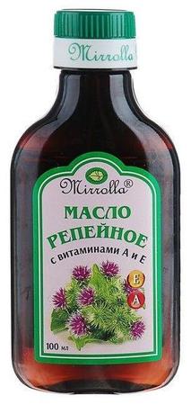 Фото Репейное масло с витаминами А и Е, 100 мл