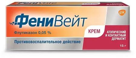 Фото ФениВейт, крем 0.05%, 15 г Фото ФениВейт, крем 0.05%, 15 г