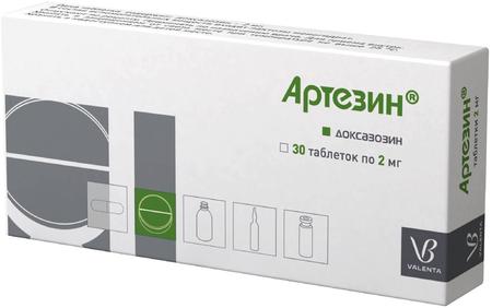 Фото Артезин, таблетки 2 мг, 30 шт.