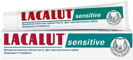 Фото Лакалют Сенситив, зубная паста для снижения чувствительности и бережного отбеливания, 50 мл