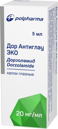 Фото Дор Антиглау ЭКО, капли глазные 20 мг/мл, 5мл Фото Дор Антиглау ЭКО, капли глазные 20 мг/мл, 5мл