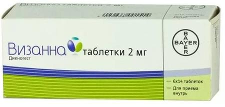 Фото Визанна, таблетки 2 мг, 84 шт.