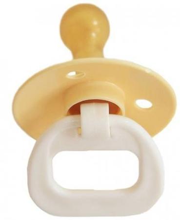 Фото Соска-пустышка Солнышко латексная с кольцом