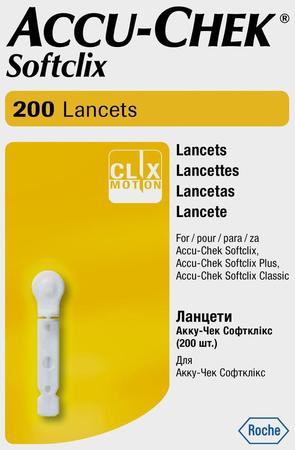 Фото Ланцеты Accucheck Софтликс, 200 шт.