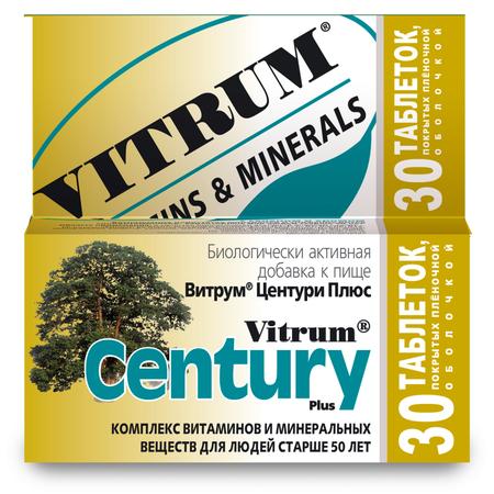 Фото Витрум Центури Плюс, таблетки покрыт. плен. об., 30 шт.