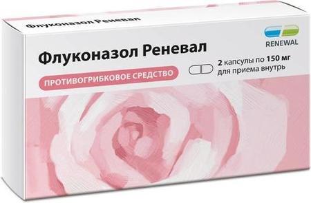 Фото Флуконазол Реневал, капсулы 150 мг, 2 шт.