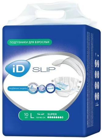 Фото iD Slip, подгузники для взрослых (L), 10 шт.