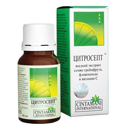Фото Цитросепт, капли 10 мл, 1 шт.