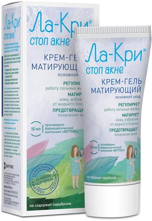 Фото Ла-Кри Стоп Акне, крем-гель матирующий, 50 мл