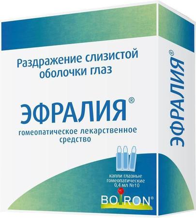 Фото Эфралия, капли глазные 0.4 мл, 10 шт.