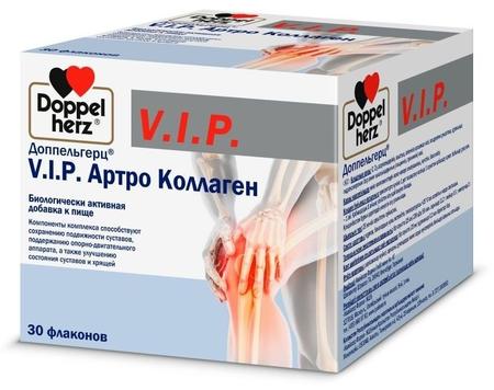 Фото Доппельгерц VIP Артро Коллаген, раствор, флаконы 25 мл, 30 шт.