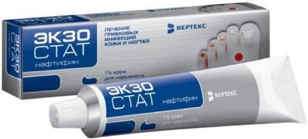 Фото Экзостат крем д/наруж прим 1 % туба 20 г х1