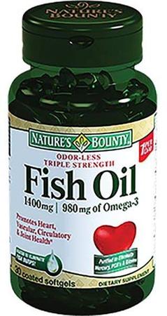 Фото Nature'S Bounty Омега-3, капсулы 980 мг, 30 шт.