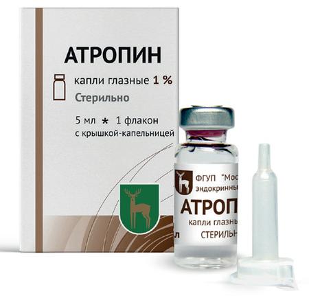 Фото Атропин, капли глазные 1%, 5 мл Фото Атропин, капли глазные 1%, 5 мл