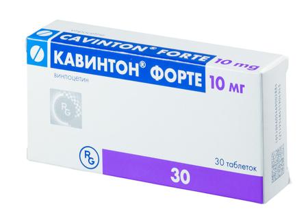 Фото Кавинтон форте_3816_3364, таблетки 10 мг, 30 шт.