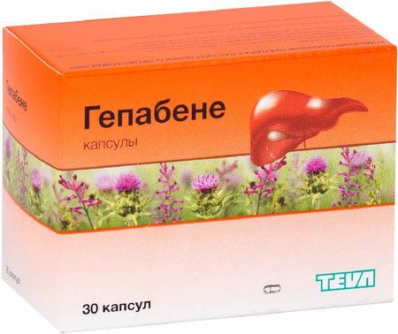 Фото Гепабене, капсулы, 30 шт.