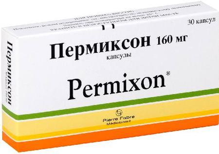 Фото Пермиксон, капсулы 160 мг, 30 шт.