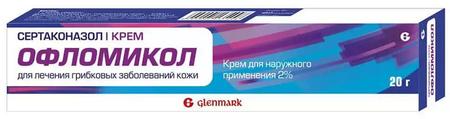 Фото Офломикол, крем 2%, 20 г Фото Офломикол, крем 2%, 20 г