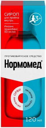 Фото Нормомед, сироп 50 мг/мл, 120 мл