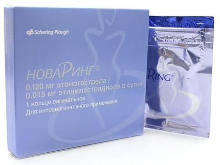 Фото НоваРинг, кольцо вагинальное 0.015 мг+0.120 мг/сутки (с аппликатором)