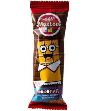Фото MusLove kids, батончик мюсли злаковый (шоколад), 24 г Фото MusLove kids, батончик мюсли злаковый (шоколад), 24 г