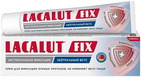 Фото Лакалют Фикс, крем для фиксации зубных протезов (нейтральный вкус), 40 г