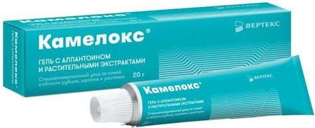 Фото Камелокс, гель с растительными экстрактами и аллантоином, 20 г