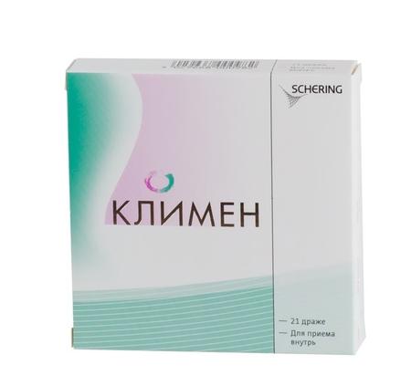 Фото Климен, таблетки в пленочной оболочке, 21 шт.