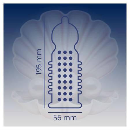 Фото Презервативы Контекс Extra Sensation с крупными точками и ребрами, 3 шт.