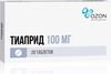 Фото Тиаприд, таблетки 100 мг, 20 шт.
