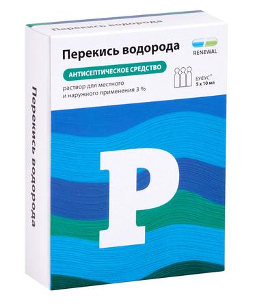 Фото Перекись водорода, раствор 0.03, тюбик-капельницы 10 мл, 5 шт. Фото Перекись водорода, раствор 0.03, тюбик-капельницы 10 мл, 5 шт.