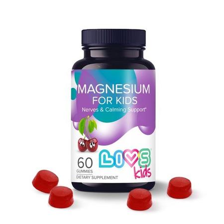 Фото Livs Магний Цитрат для детей (Magnesium For Kids) пастилки жевательные [вишня] 2,2 г №60