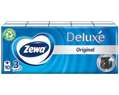 Фото Зева Делюкс, платочки носовые бумажные, 100 шт.