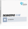 Фото Лизиноприл, таблетки 10 мг (Озон), 30 шт.