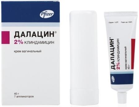 Фото Далацин, крем вагинальный 2% (с 7 аппликаторами), 40 г