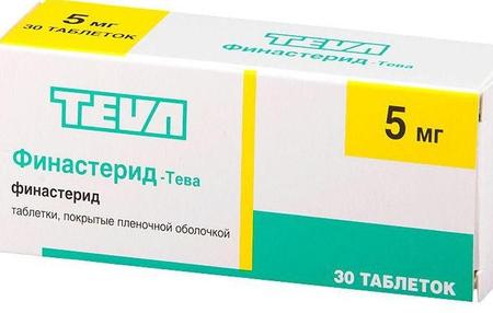 Фото Финастерид-Тева, таблетки покрыт. плен. об. 5 мг, 30 шт.