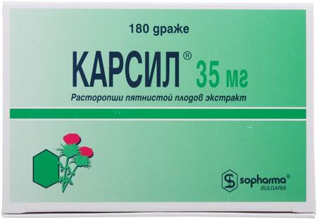 Фото Карсил, таблетки 35 мг, 180 шт.