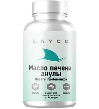 Фото Layco, масло печени акулы и комплекс лизатов, капсулы, 30 шт.