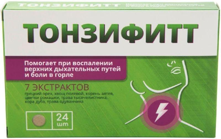 Фото Тонзифитт, таблетки, 24 шт.