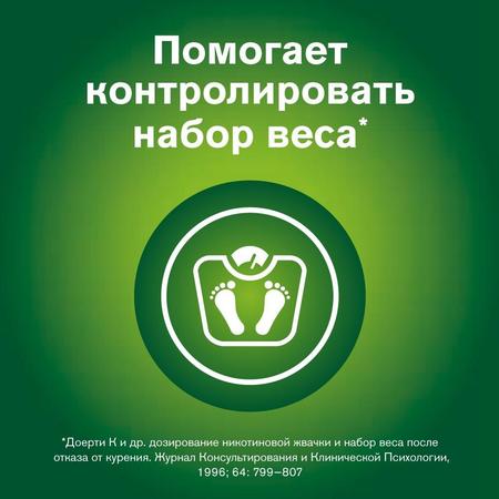 Фото Никоретте, резинка жевательная 2 мг (морозная мята), 30 шт. Фото Никоретте, резинка жевательная 2 мг (морозная мята), 30 шт.
