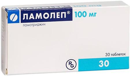 Фото Ламолеп, таблетки 100 мг, 30 шт.