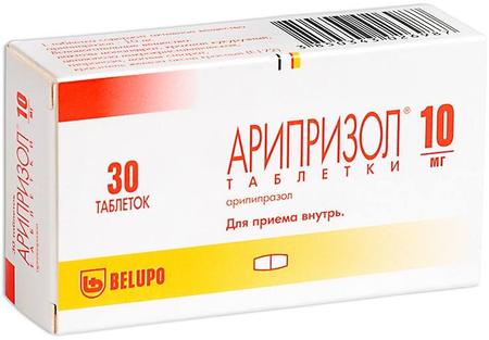 Фото Арипризол, таблетки 10 мг, 30 шт.