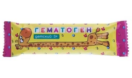 Фото Турбогематоген с жирафом, детский, 25 г Фото Турбогематоген с жирафом, детский, 25 г