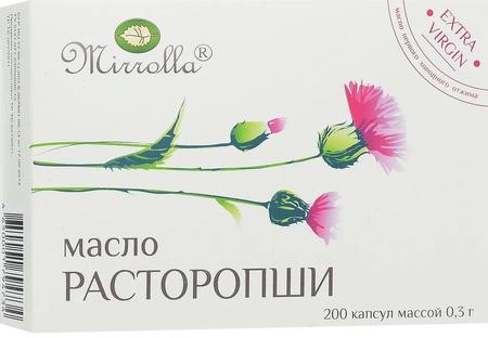 Фото Масло расторопши Мирролла, капсулы, 200 шт.